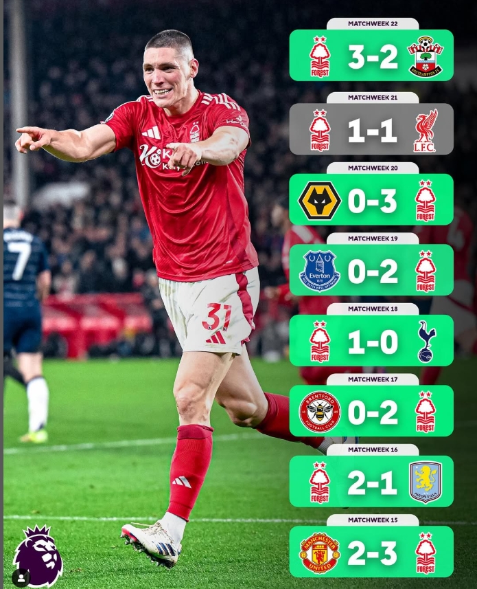 诺丁汉森林主场险胜,逆袭获胜 诺丁汉森林主场险胜,逆袭获胜