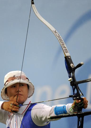 韩国选手在射箭项目中表现出色