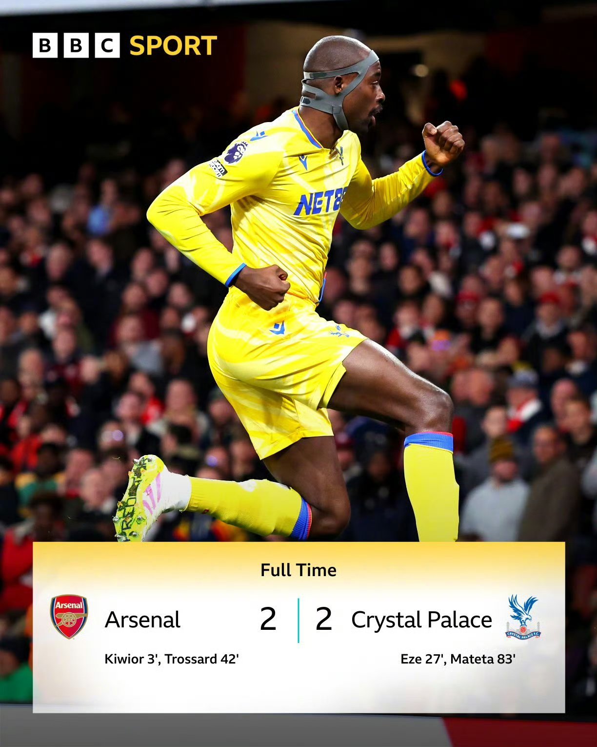 水晶宫主场逼平阿森纳,保持主场不败纪录 水晶宫主场逼平阿森纳,保持主场不败纪录