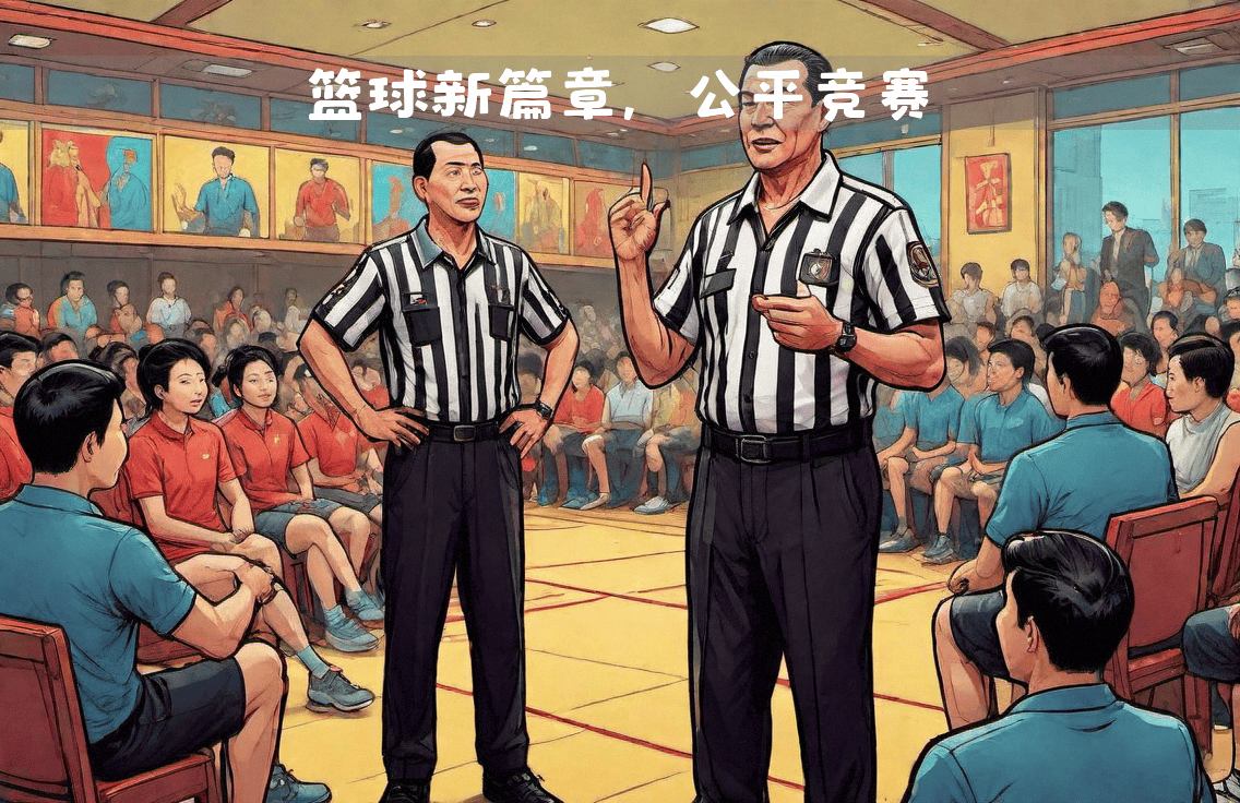 篮球裁判员在重大比赛中表现得当，凭实力取胜