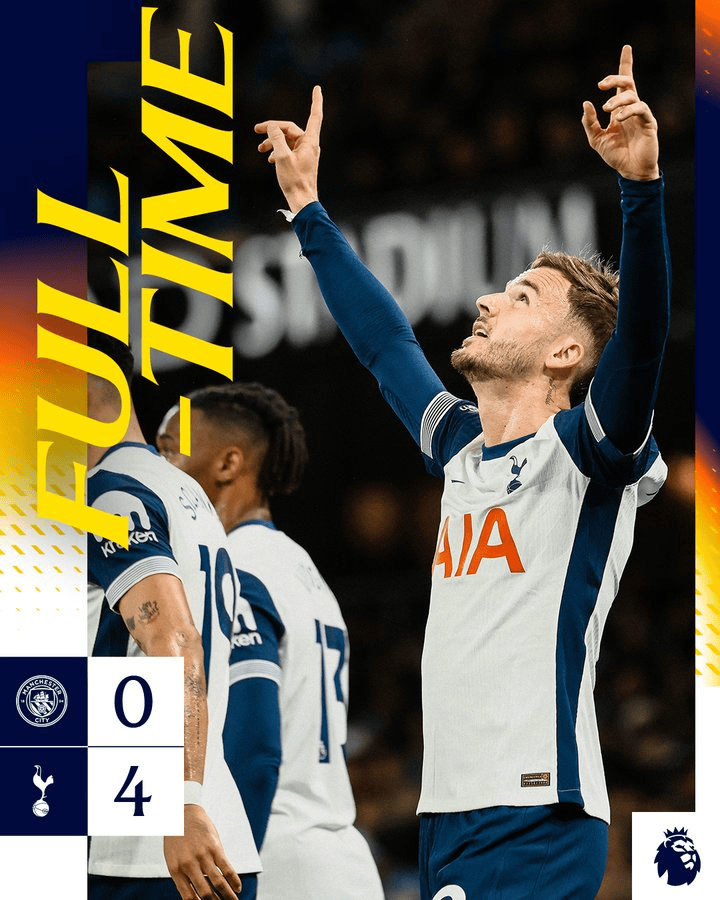 热刺客场惨败,英超前四位置渐行渐远 热刺客场惨败,英超前四位置渐行渐远